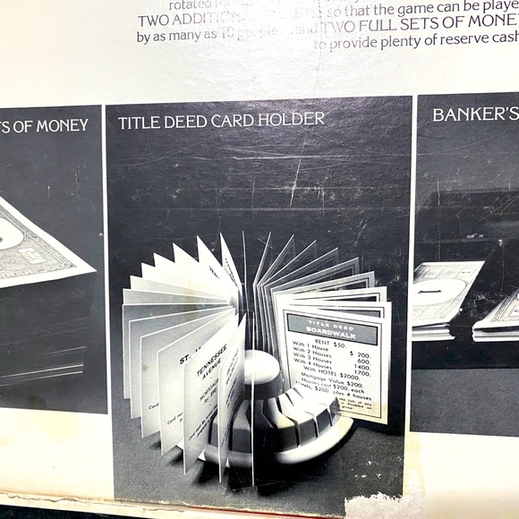 MONOPOLY VT 1961 ANNIVERSARY EDITION REAL ESTATE TRADING GAME PARKER BROTHERS - Picture 9 of 13